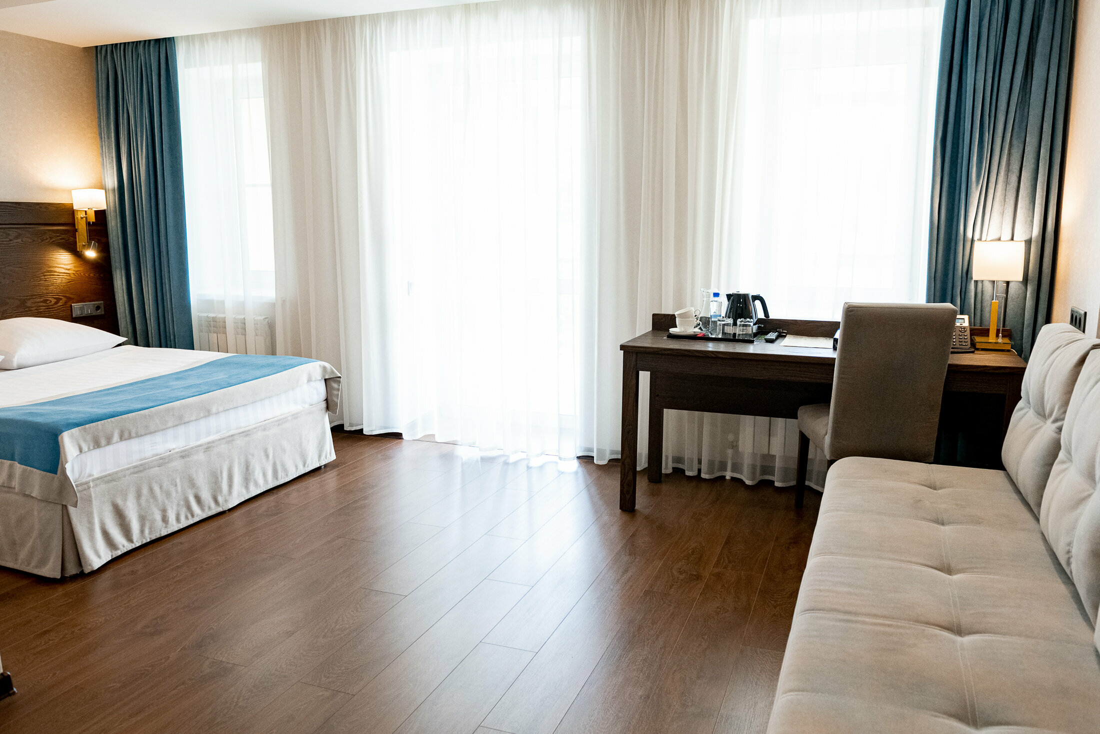 Улучшенный двухместный номер с 1 кроватью или 2 отдельными кроватями, вид на город