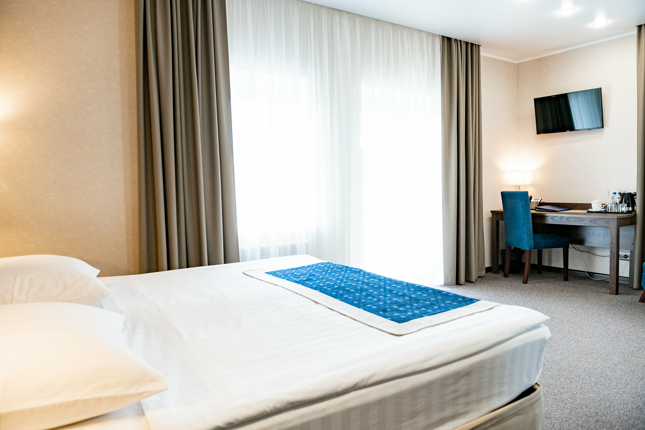 Двухместный номер с 1 кроватью или 2 отдельными кроватями и балконом