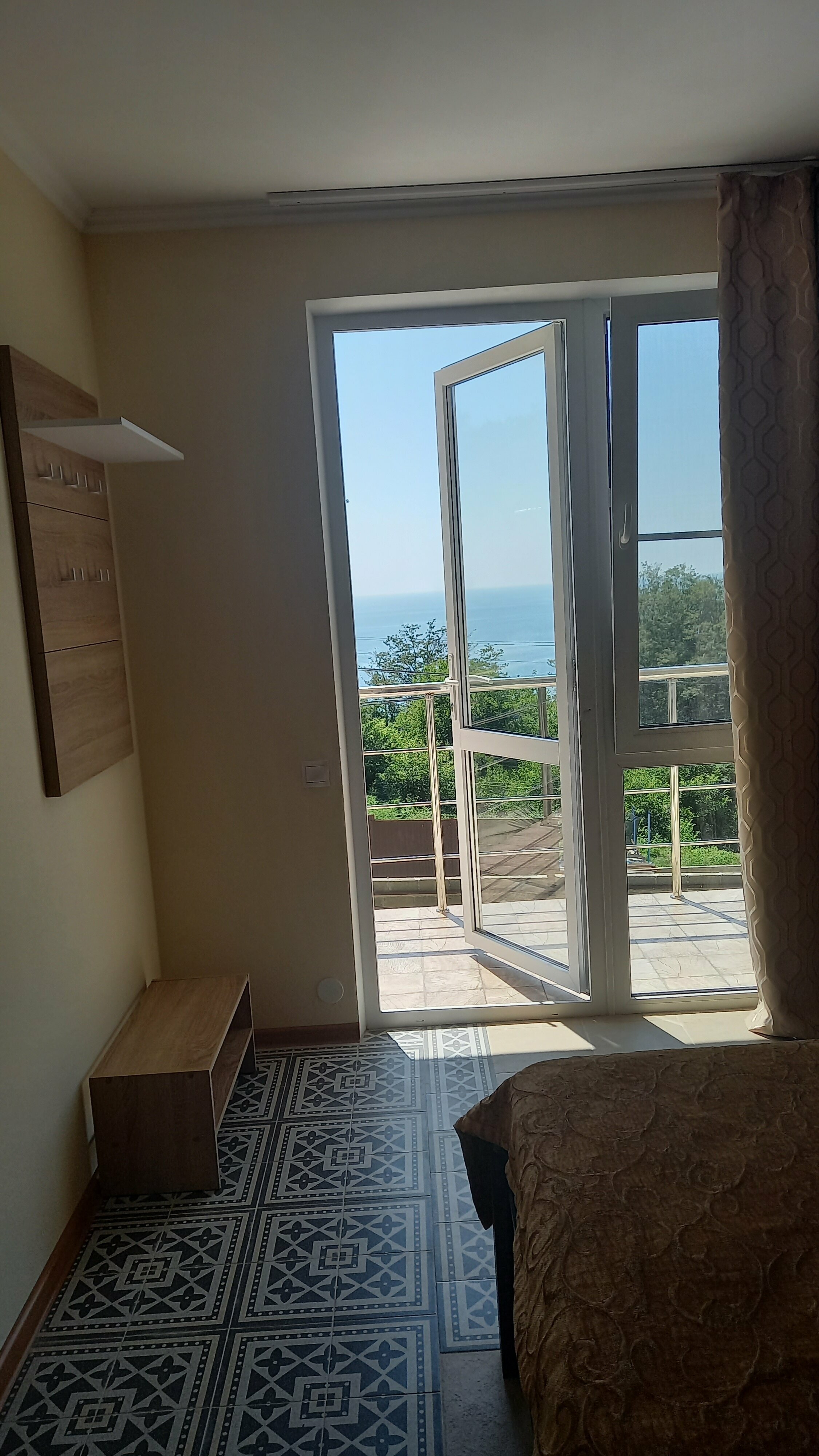 Двухместный номер с 1 кроватью и видом на море