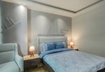 Апартаменты «Гранд», 1 двуспальная кровать «Квин-сайз» с диваном-кроватью, частичный вид на море в Globalstay Batumi View Apartments Beach