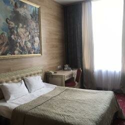 Номер стандарт с 1 двуспальной кроватью в AZIMUT Отель Дербеневская Москва
