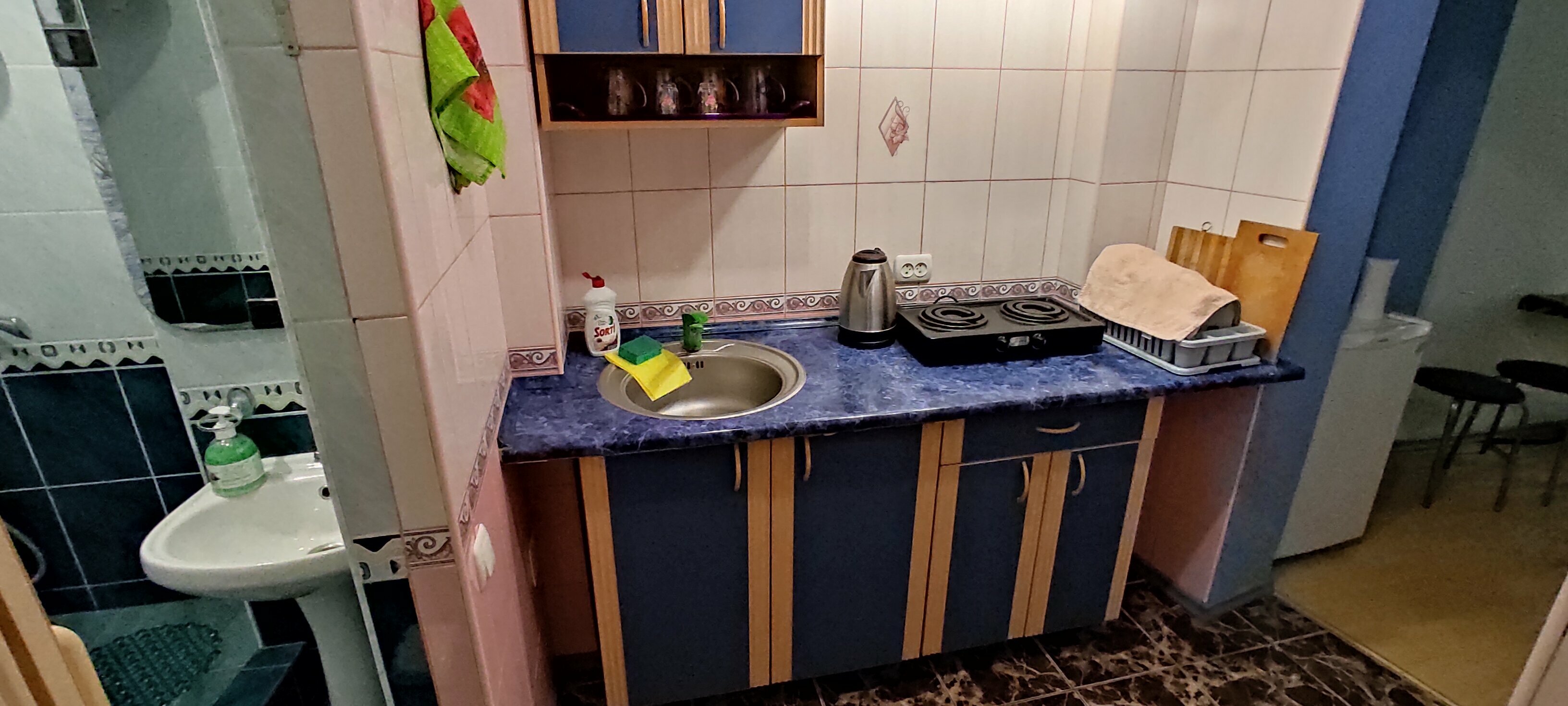 Трехместный номер с душем