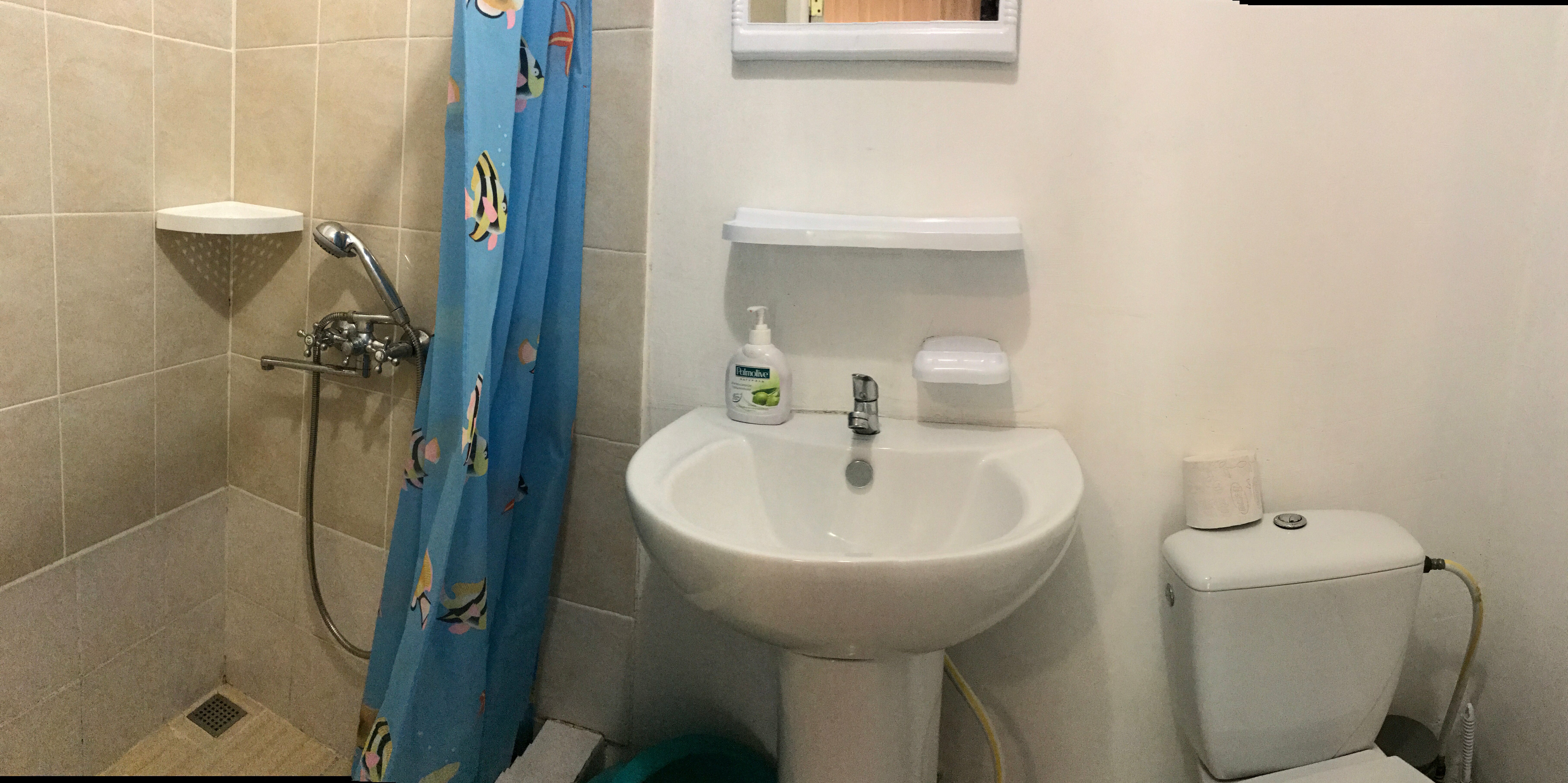 Трехместный номер «Комфорт» с душем