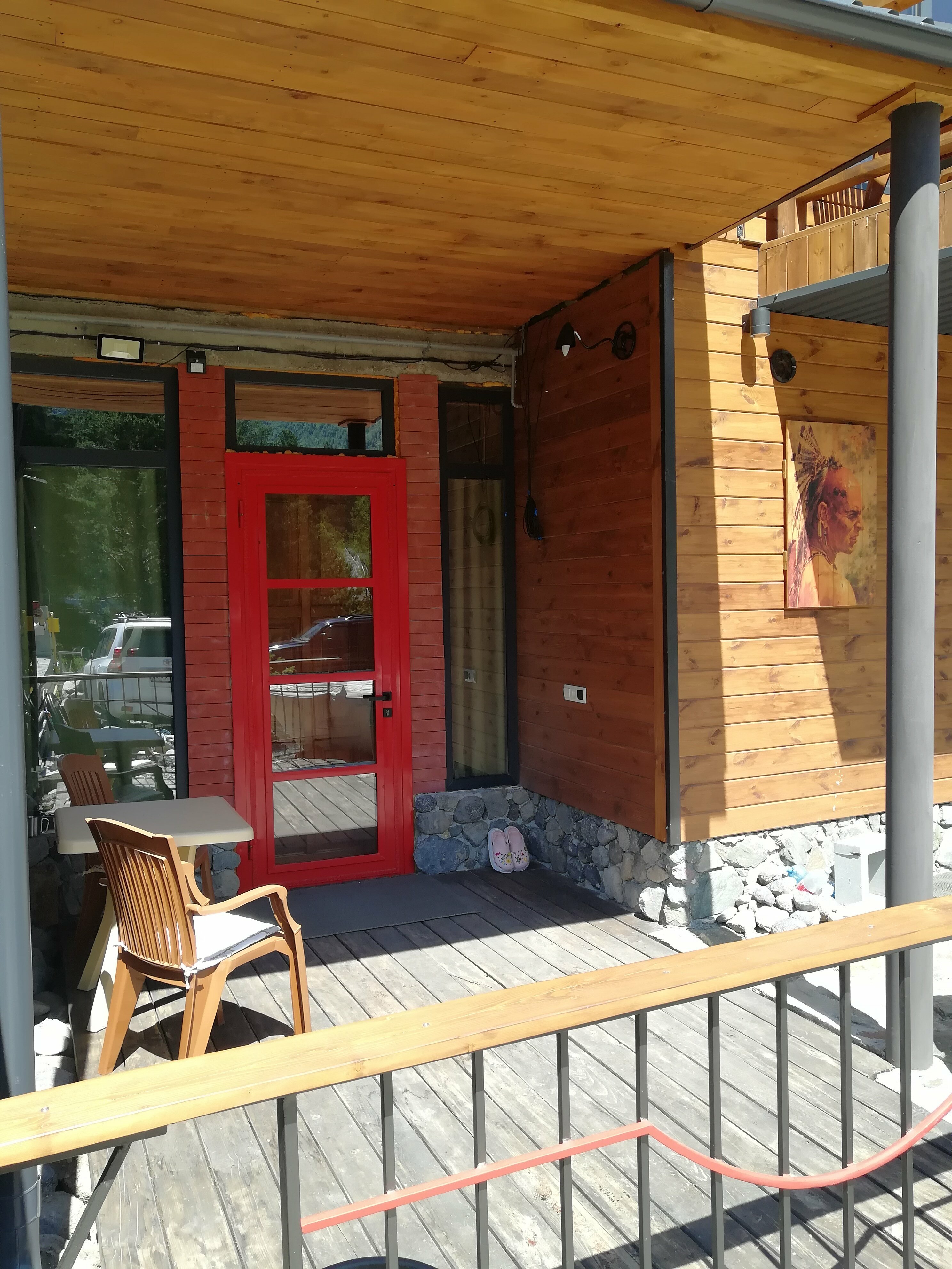 Двухместный номер с 1 кроватью и террасой