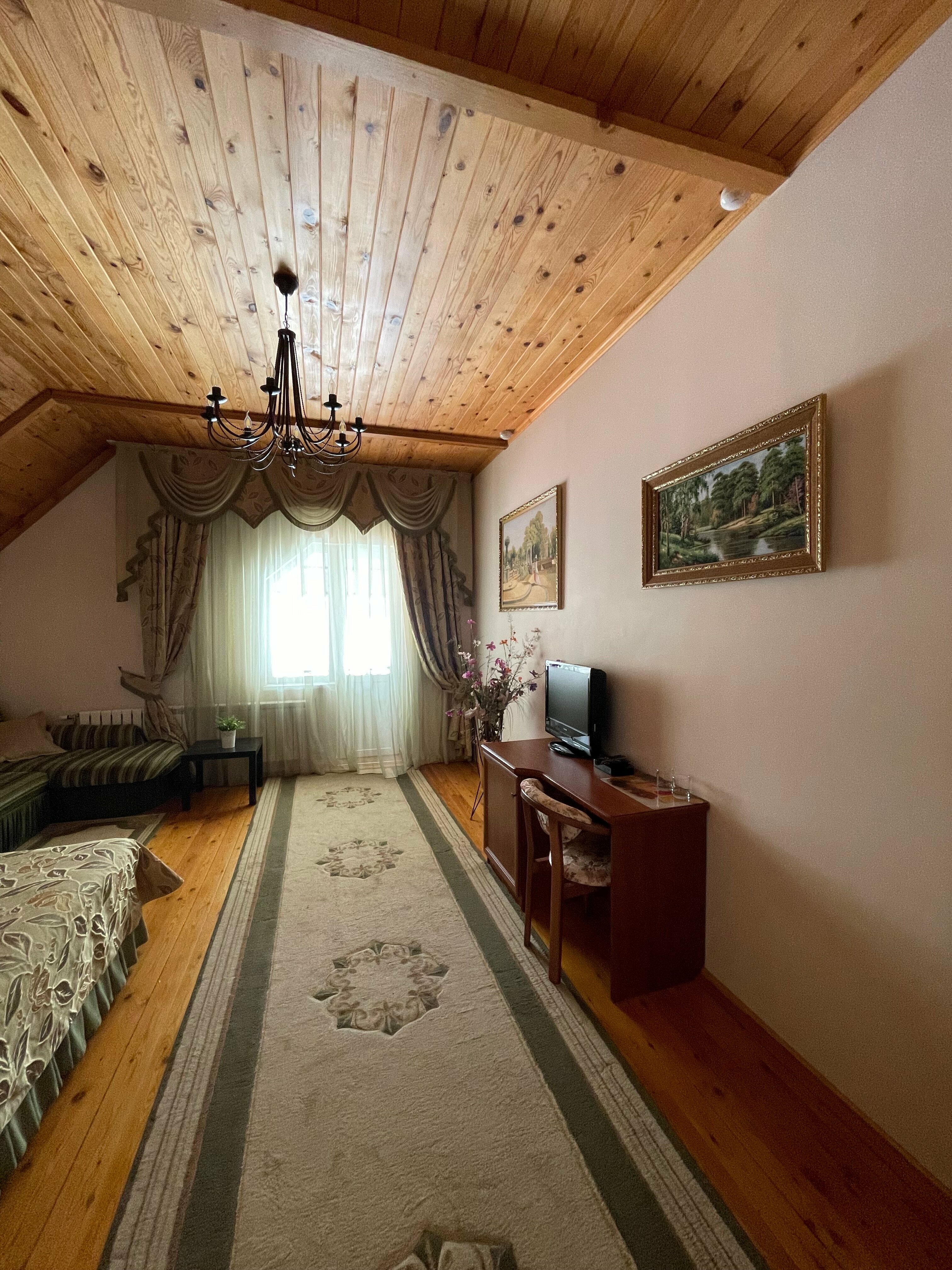 Двухместный номер с 1 кроватью и видом на горы