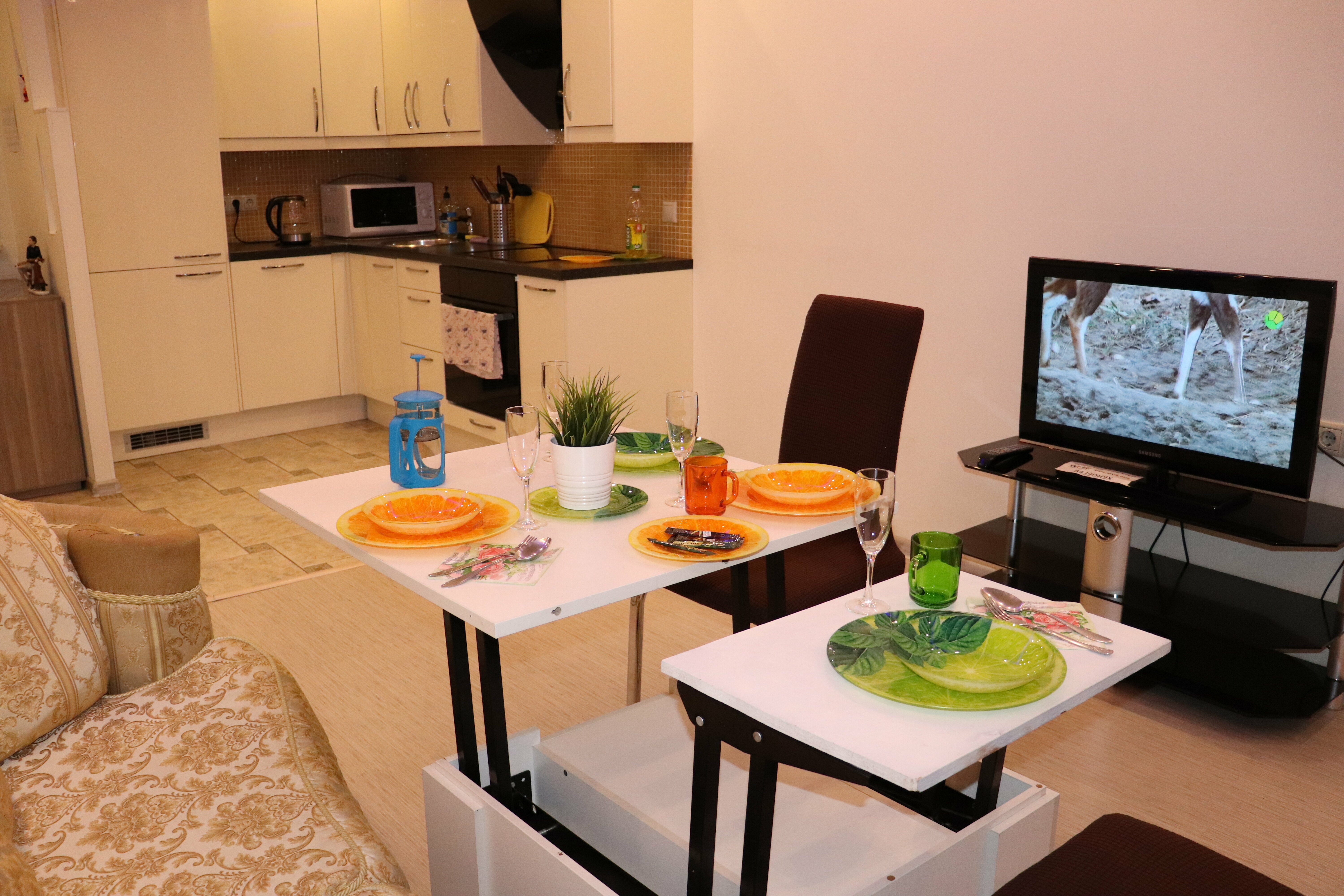 Апартаменты с 1 спальней