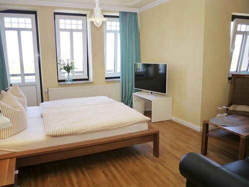 Двухместный номер с 1 двуспальной кроватью, вид на море в Hus Kiek In De See