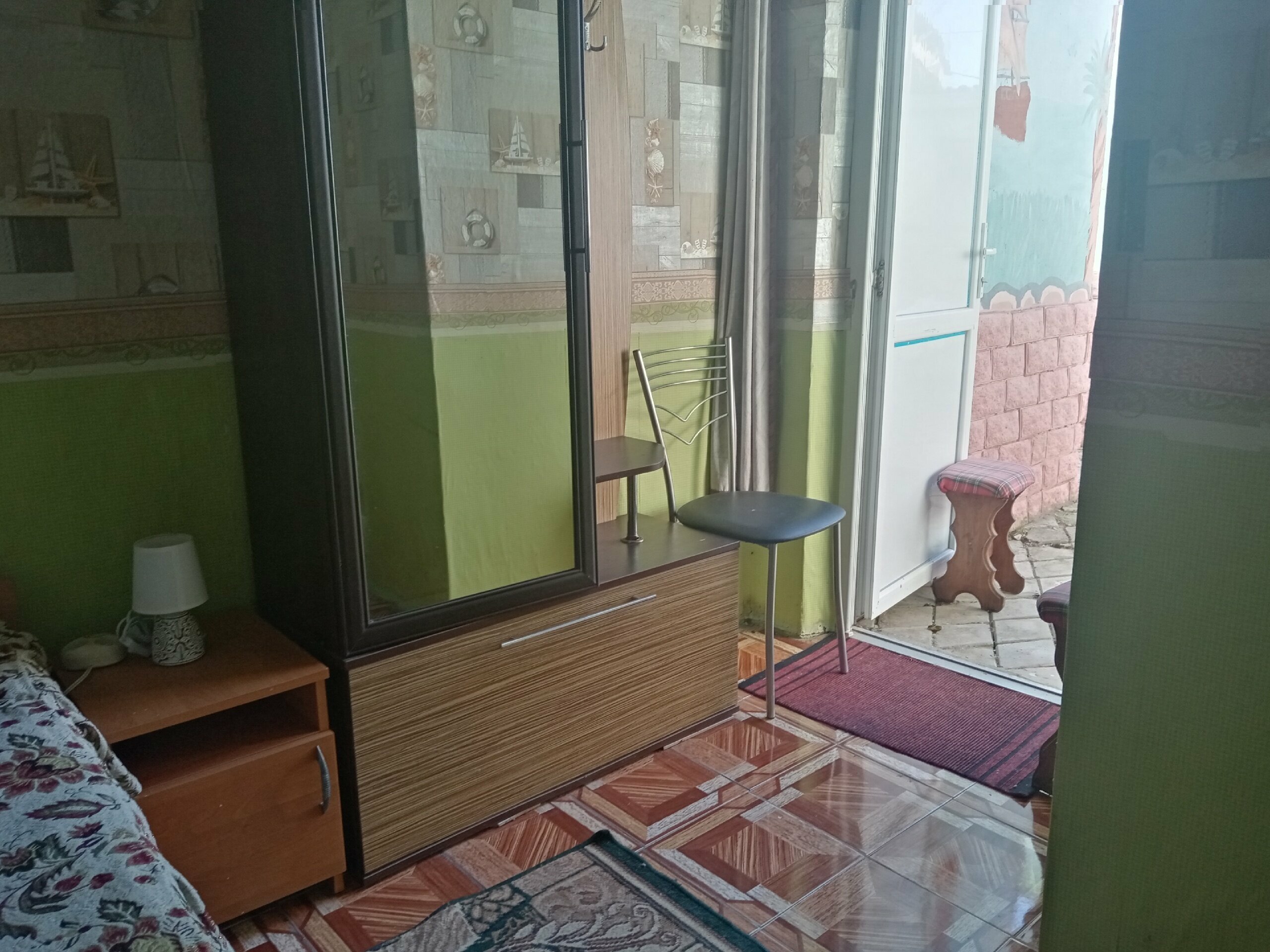 Двухместный номер с 2 отдельными кроватями, вид на сад