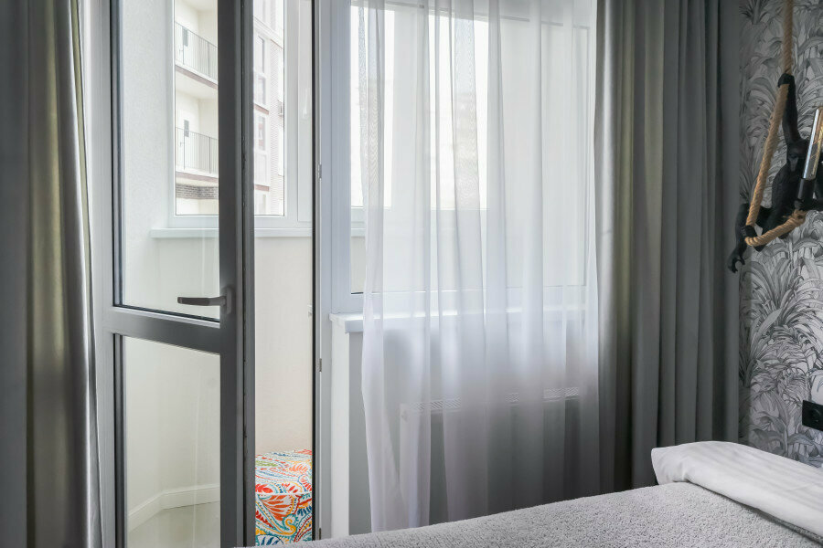 Студия "Дели" с балконом