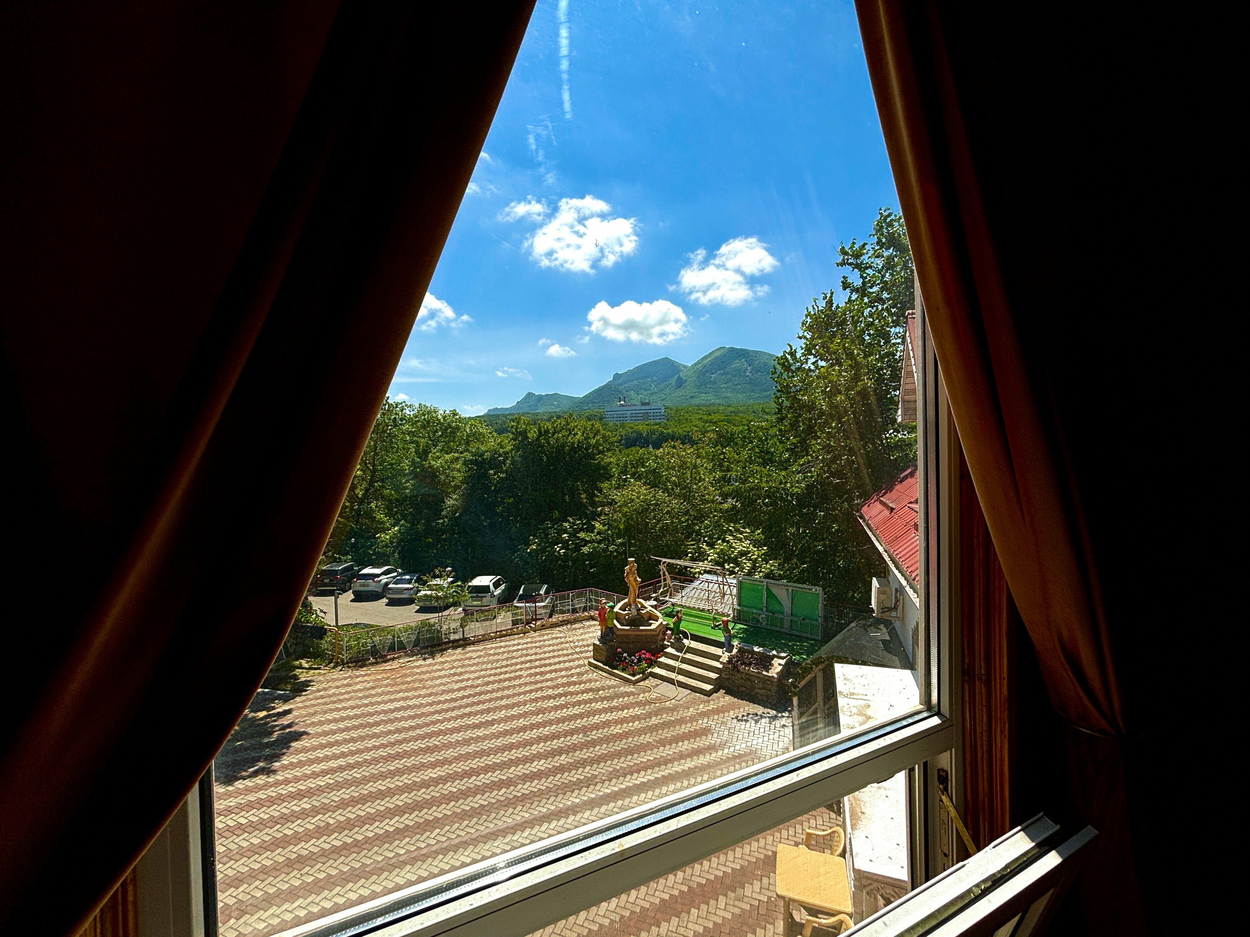 Двухместный номер с 1 кроватью и видом на горы