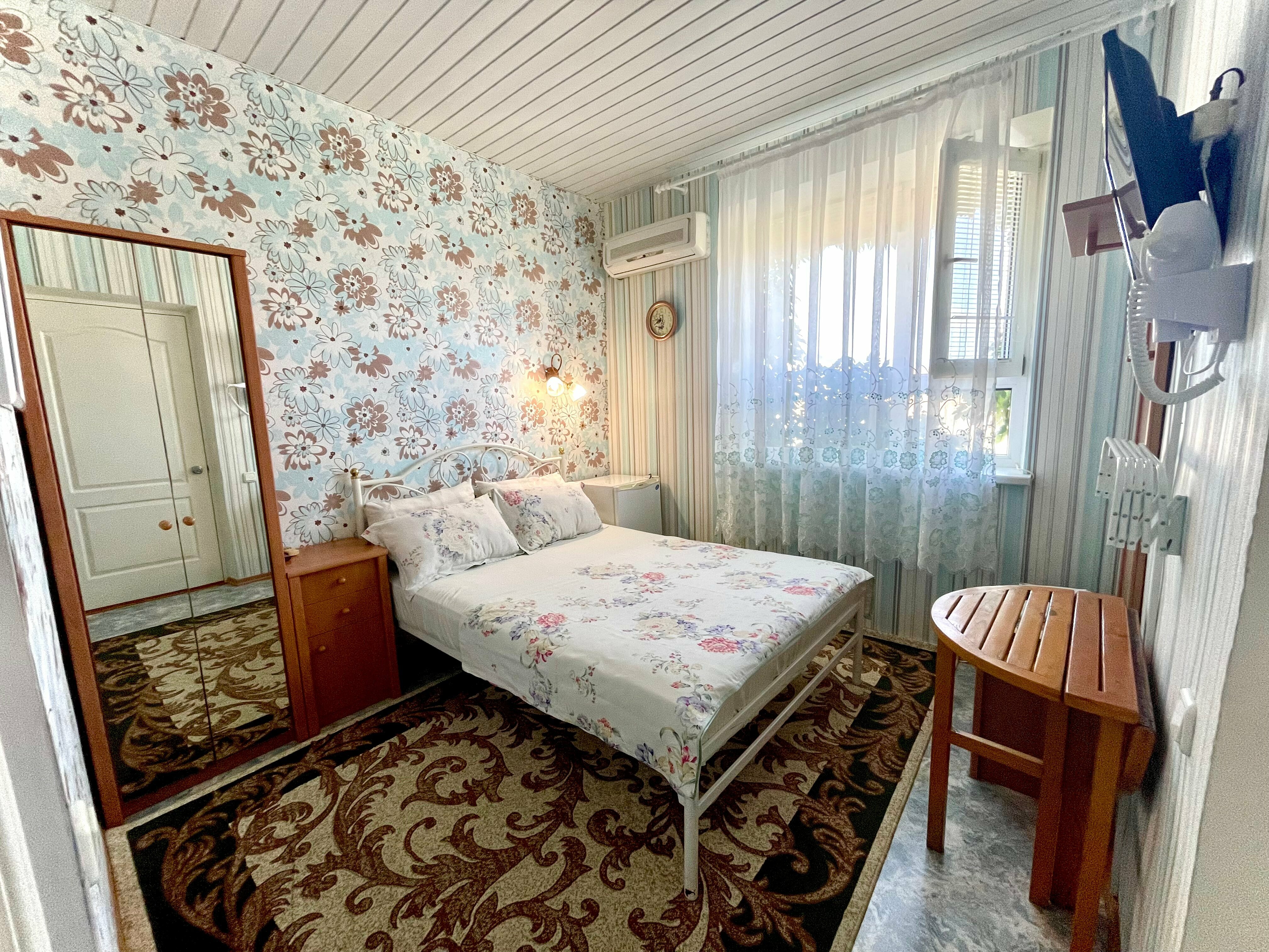 Двухместный номер с 1 кроватью и видом на горы