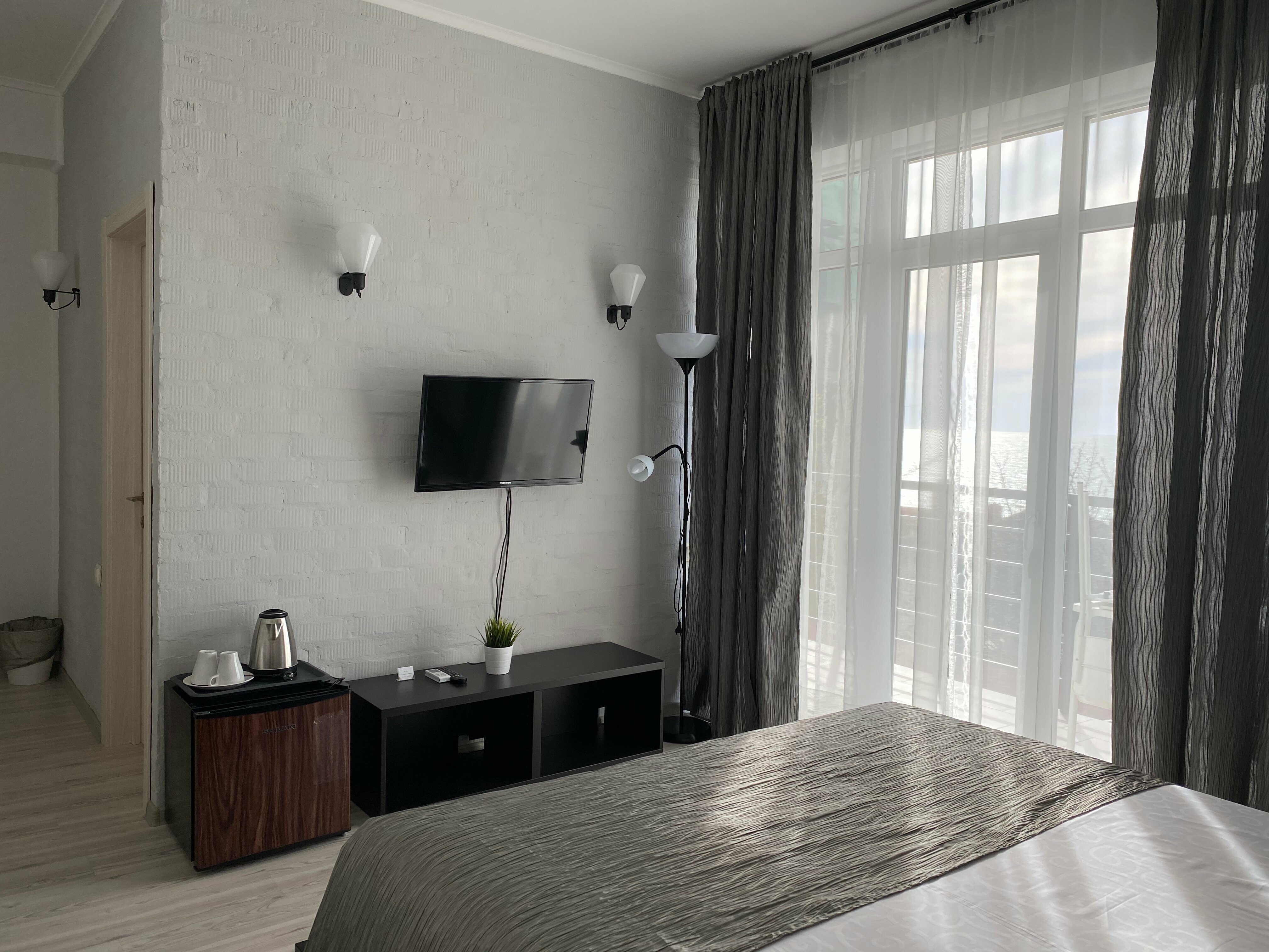 Люкс с кроватью размера «queen-size» и видом на море