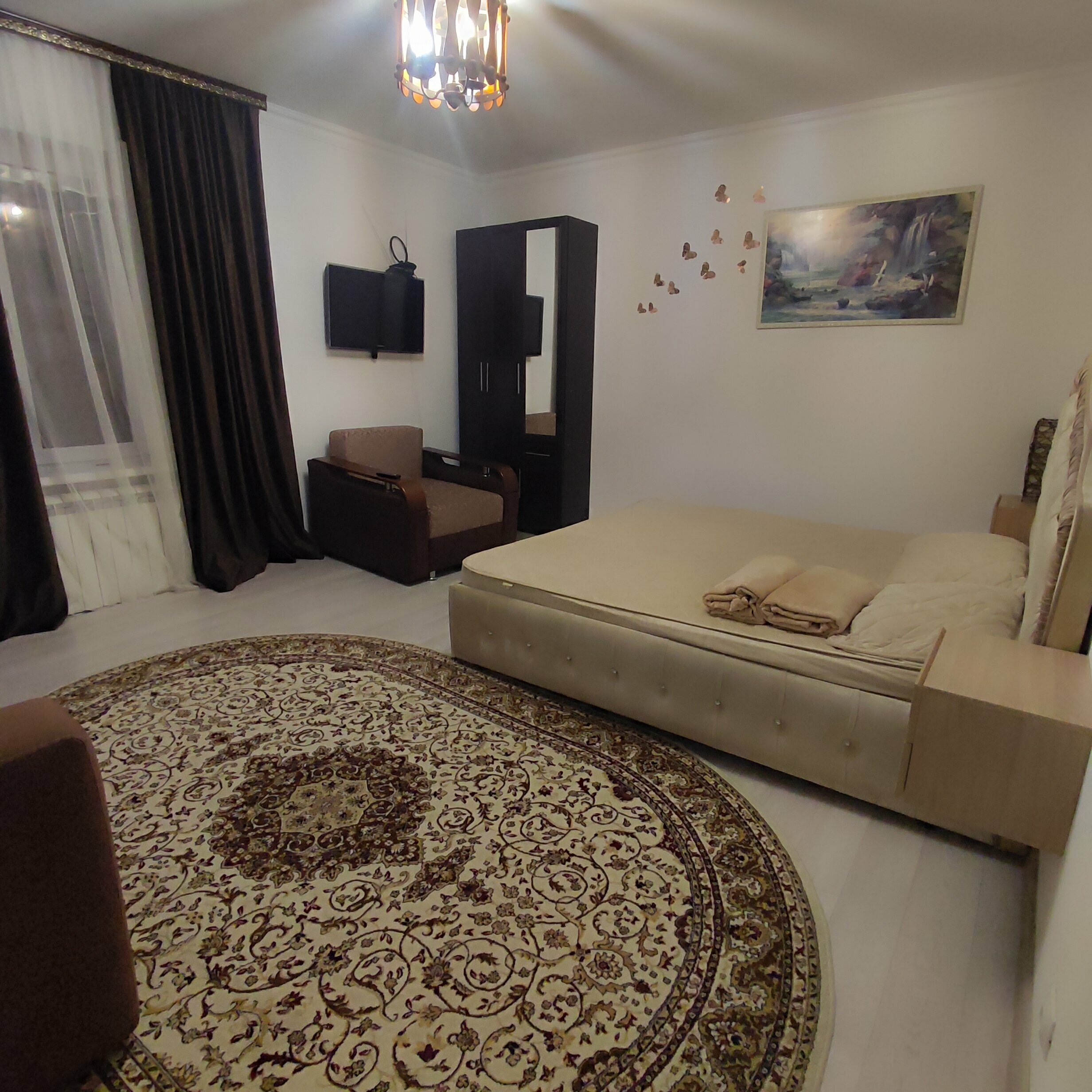 Трехместный номер «Комфорт» с душем