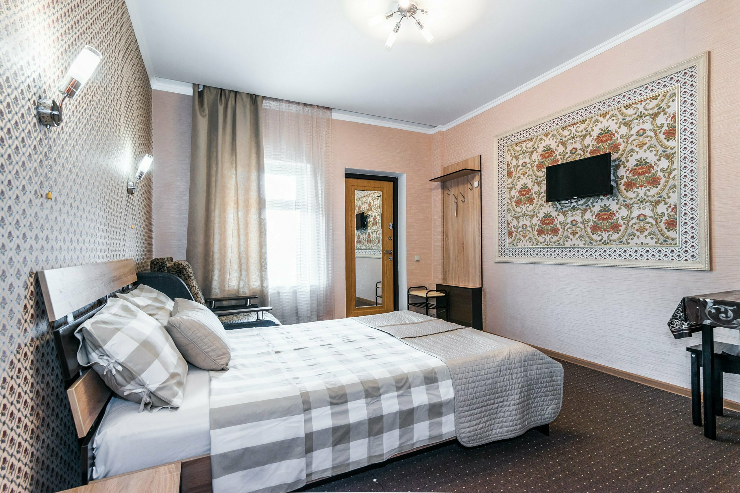 Двухместный номер с 1 кроватью и видом на горы