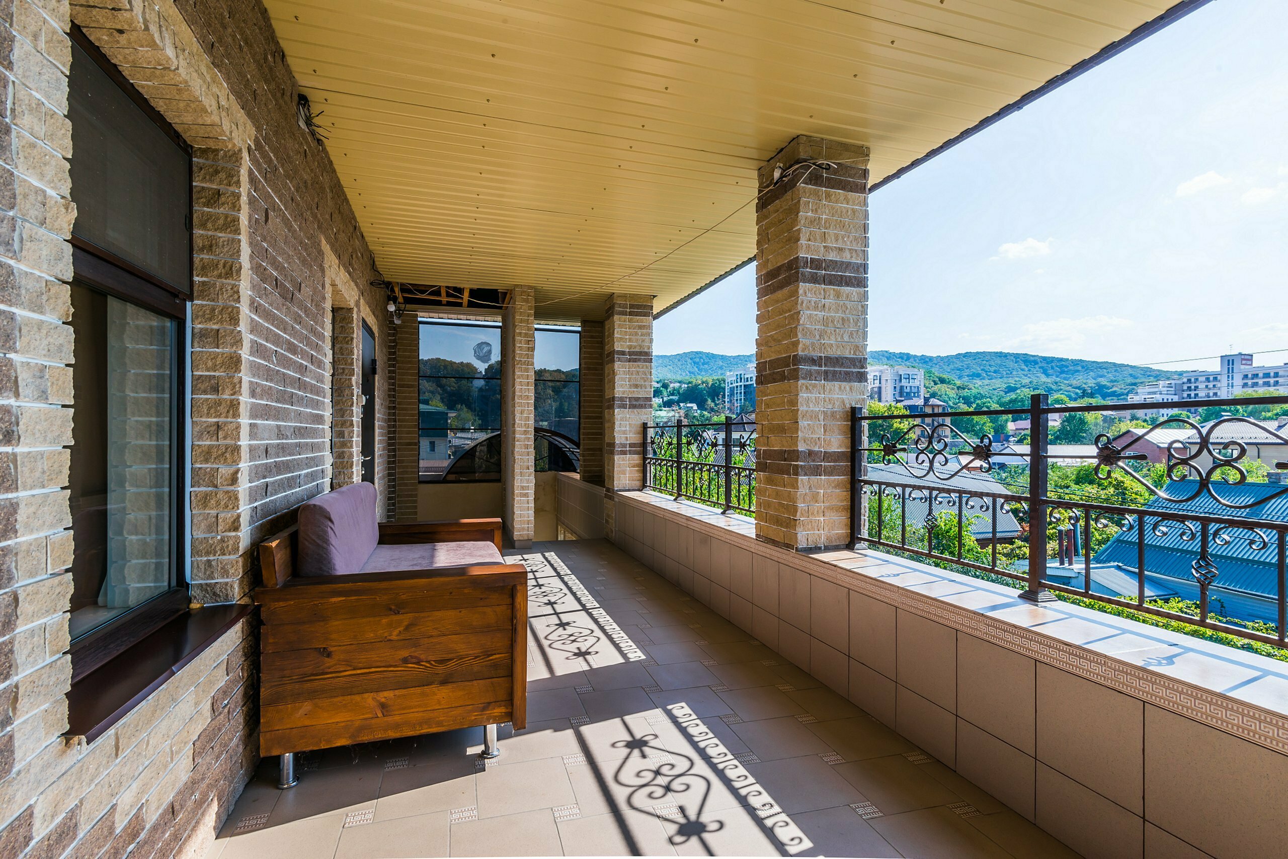 Двухместный номер с 1 кроватью и видом на горы