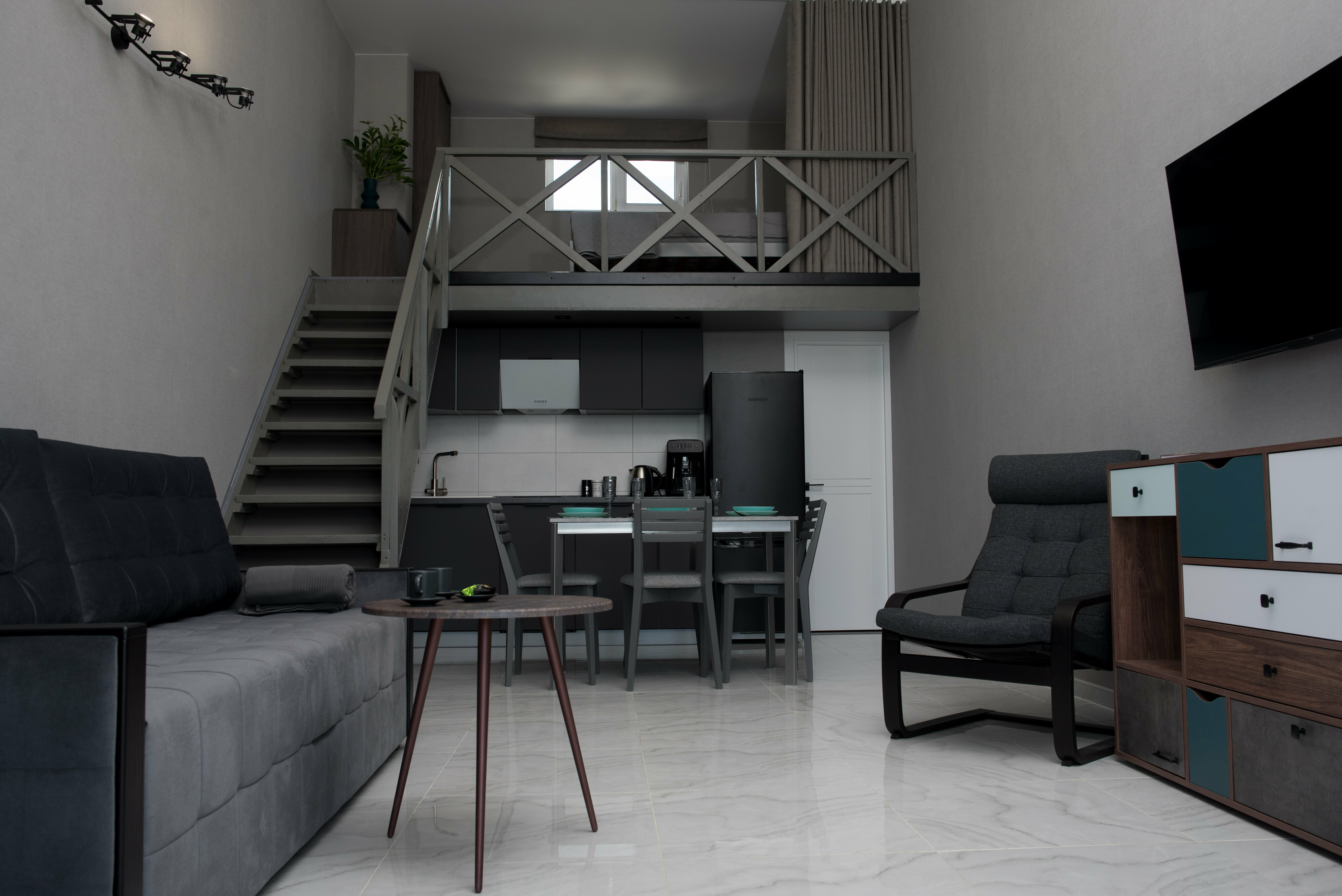 Двухуровневые апартаменты