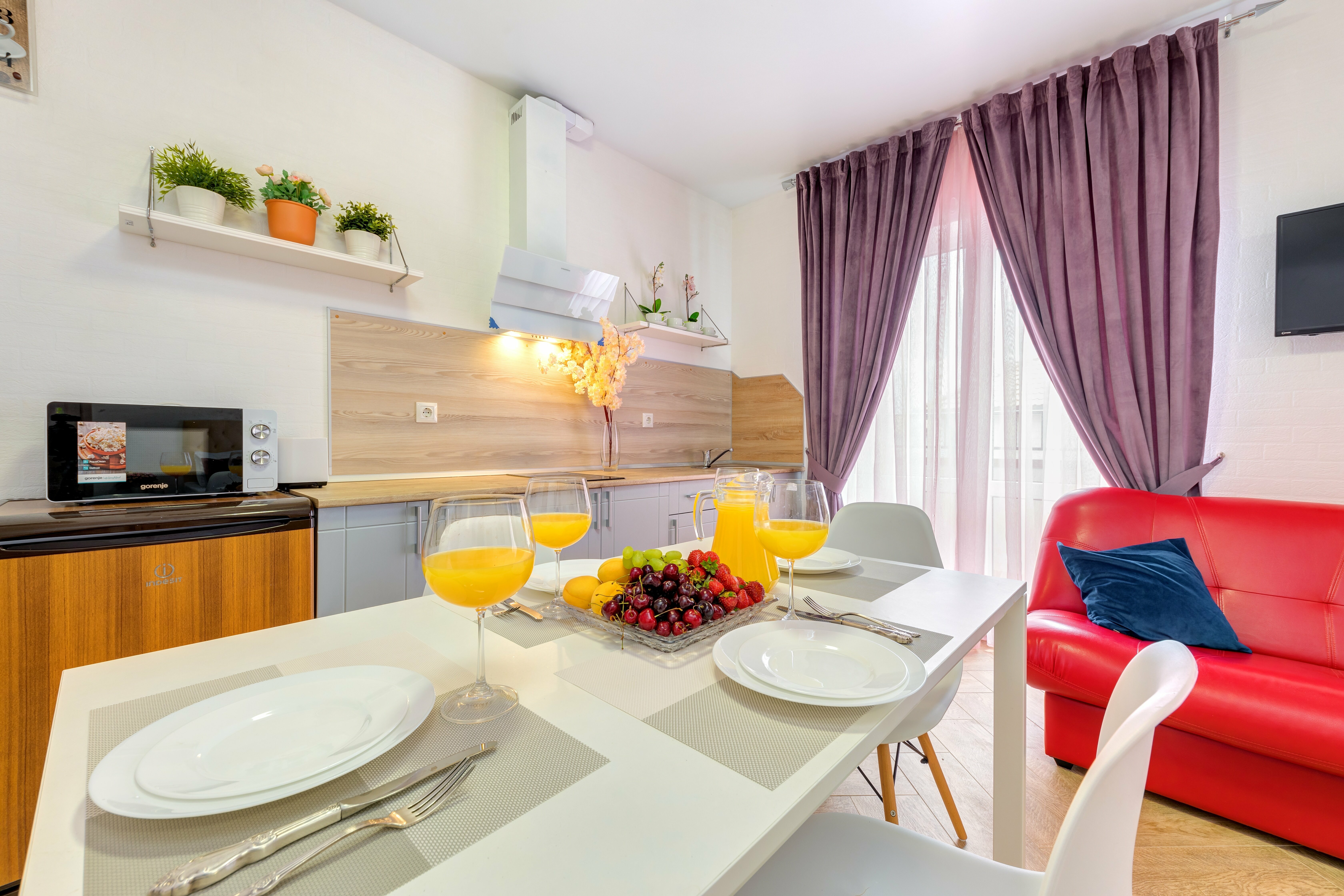 Номер-студия с видом на бассейн