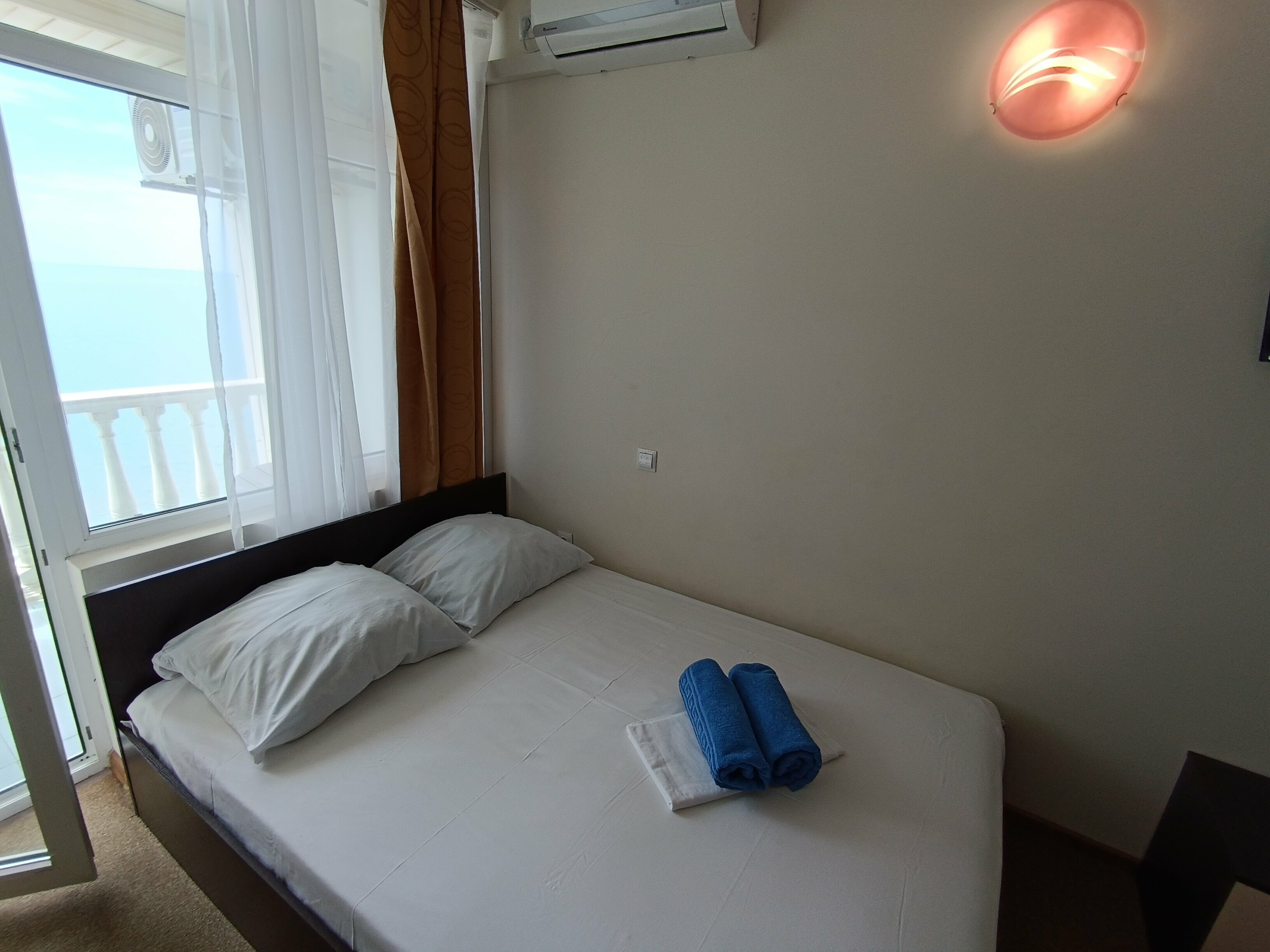 Двухместный номер с 1 кроватью и балконом, вид на море