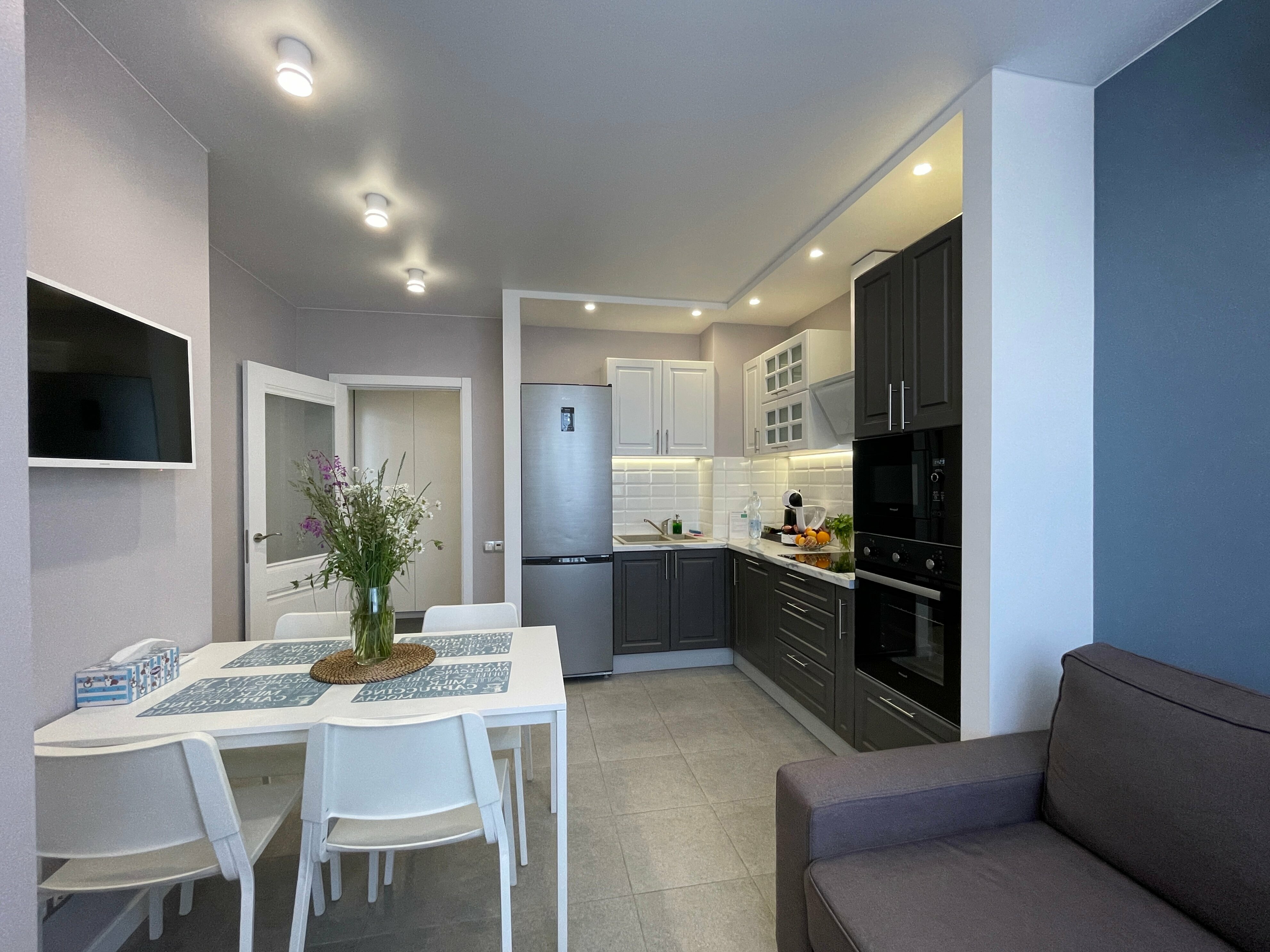 Апартаменты с двумя спальнями (с ванной)