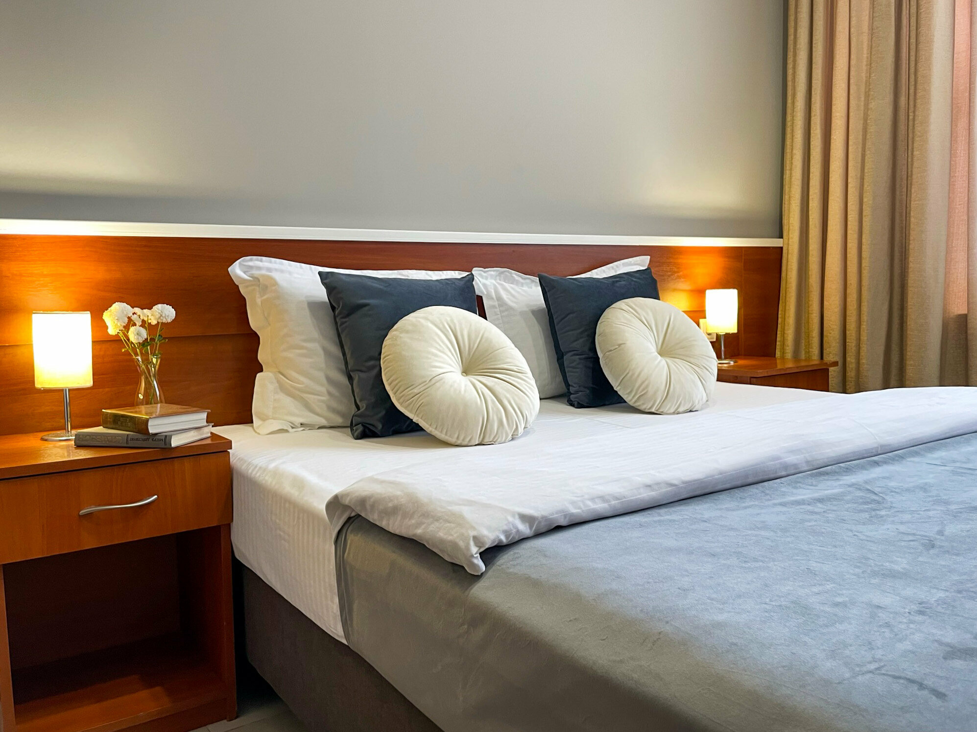 Двухместный с 1 кроватью или 2 отдельными кроватями и душем