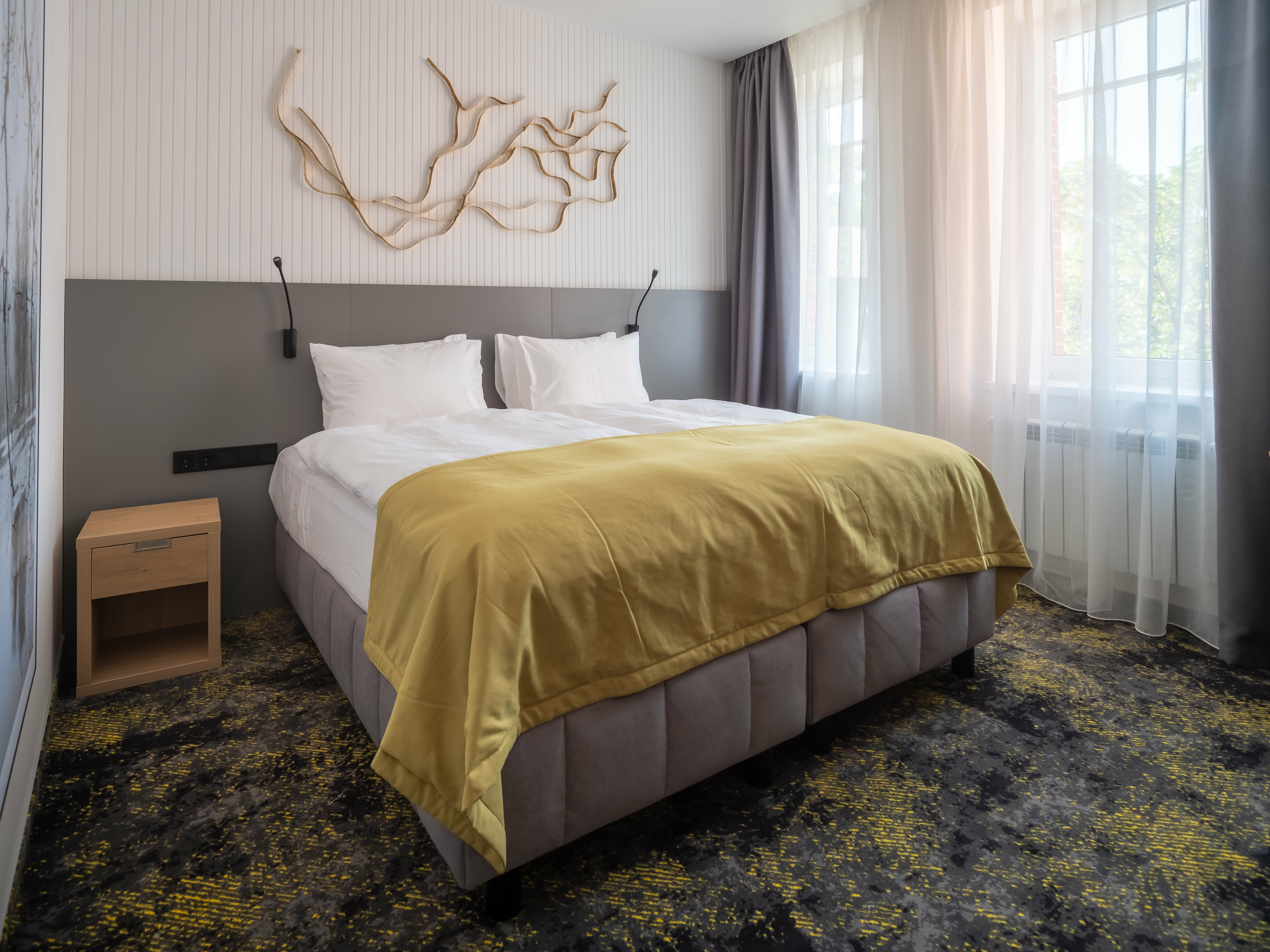 Двухместный номер с 1 кроватью и видом на сад