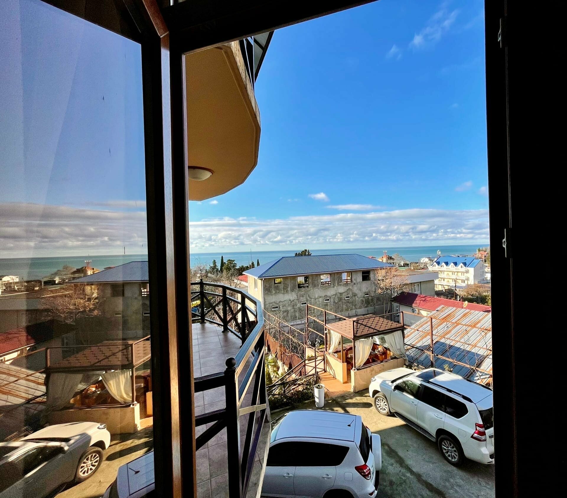 Четырехместный номер с видом на море