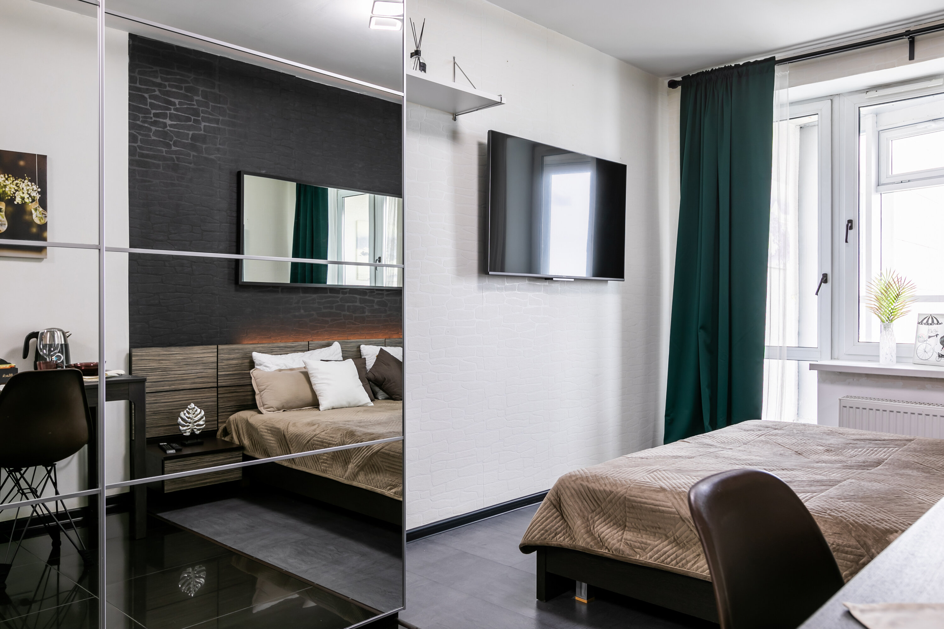 Номер-студия Делюкс с кроватью размера «king-size»