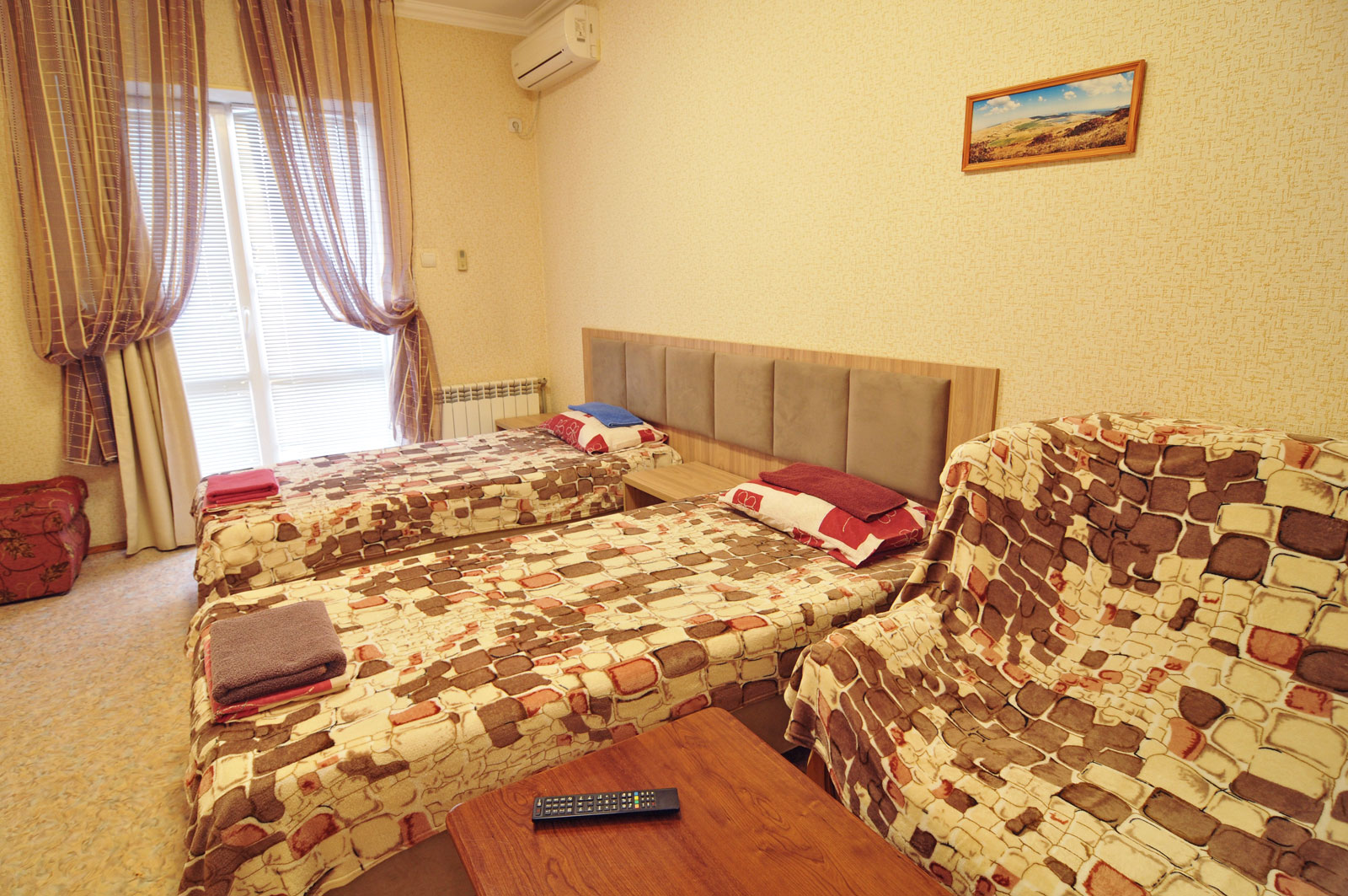 Двухместный номер с 1 кроватью или 2 отдельными кроватями и балконом