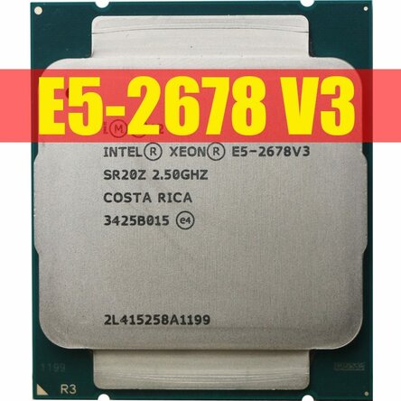 Intel Xeon Processor E5 2678 V3 CPU 2.5G Serve CPU LGA 2011 3 e5 2678 V3  2678V3 PC Desktop processor CPU For X99 motherboard|CPUs| - AliExpress