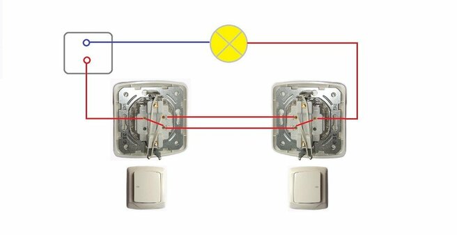 Схема подключения одноклавишного выключателя - изображение 38