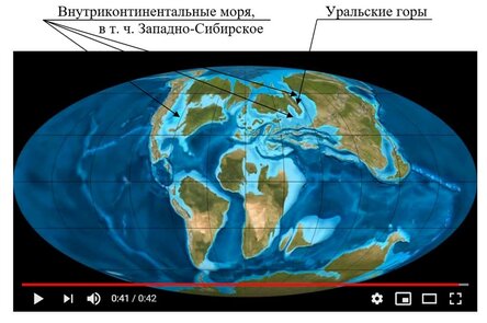 80 млн лет назад. Конец мезозоя. Материки расходятся