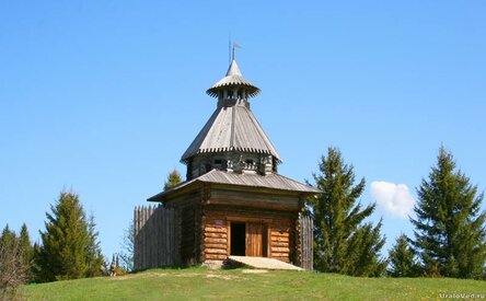 Башня из Торговища в музее Хохловка
