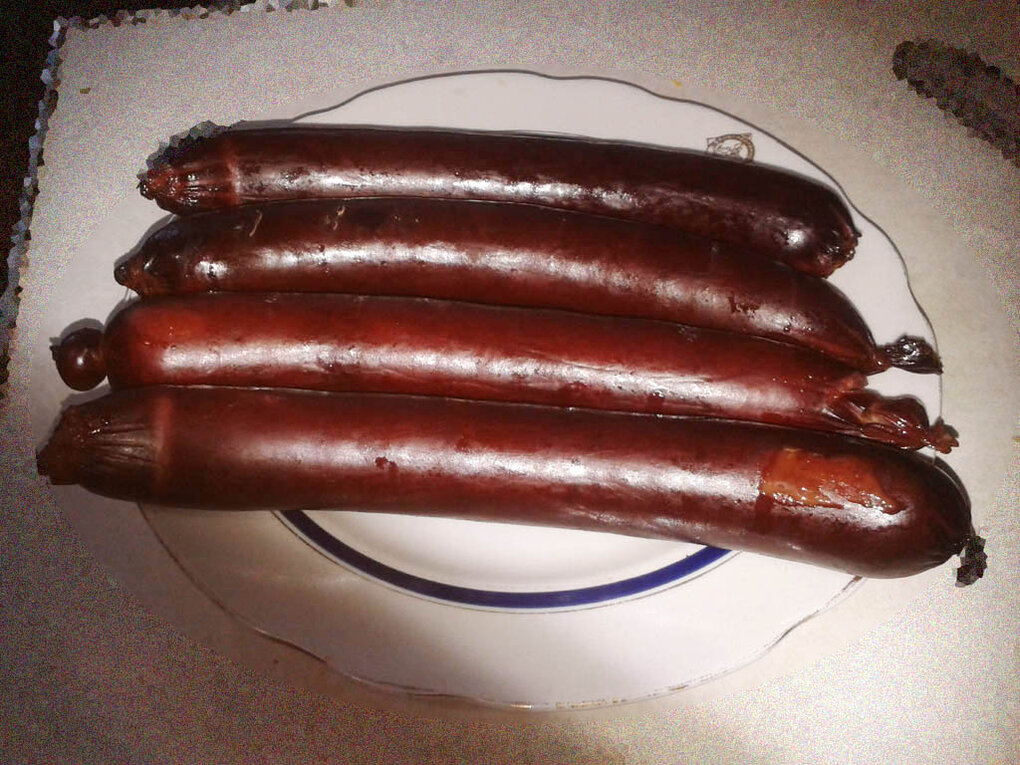 Копченные колбаски