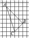 На клетчатой бумаге с размером клетки ... изображён треугольник ....