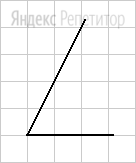 Найдите тангенс острого угла, изображённого на рисунке.