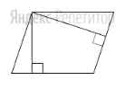 Стороны параллелограмма равны 10 и 30. Высота,
опущенная на меньшую сторону, равна 18. 
