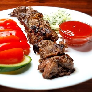 Шашлык из свиной шейки