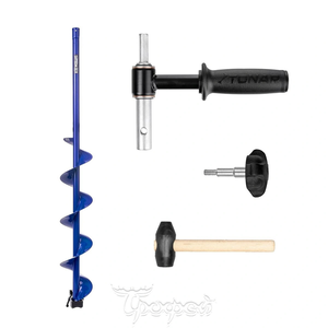 Комплект шнек ELECTROSHTORM 130R + адаптер + молоточек