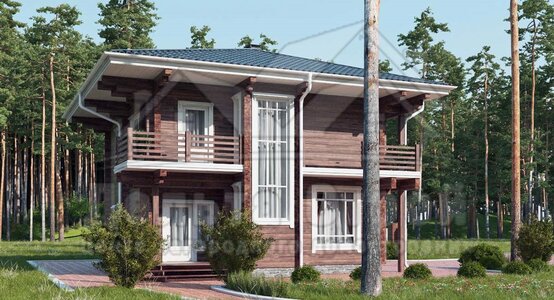 Дом ПБ-002 - Дельта Строй - Центр загородного домостроен