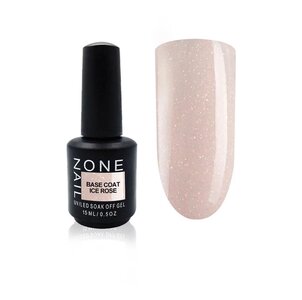 OneNail, Камуфлирующая база Base Coat Iсe Rose, 15 мл.