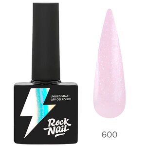 Rock Nail, Гель-лак Basic 600 Pink Dollars, 10 мл.