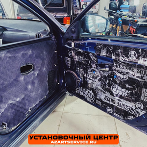 Шумоизоляция дверей автомобиля под ключ