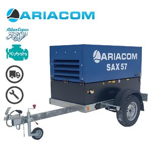 Дизельный компрессор Ariacom SAX 57 5 м³/мин. Отгрузка д