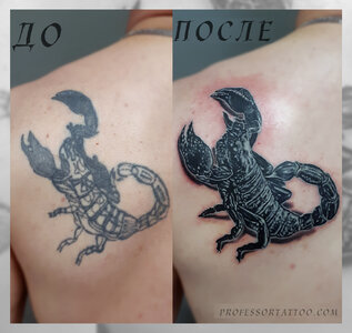 Коррекция тату