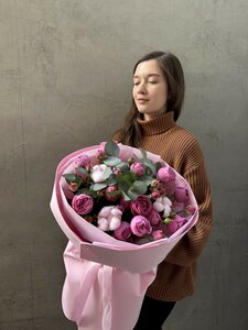 Кустовые розы Мисти баблз размер S