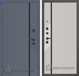 Входная дверь 3K YoDoors-16, цвет velluto oscure