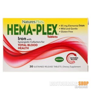 Железо комплекс Nature's Plus Hema-Plex (30таб)
