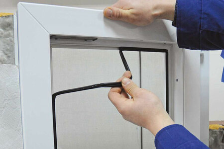 Замена уплотнителя окна