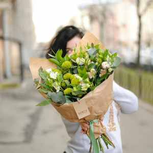 Цветы в крафте