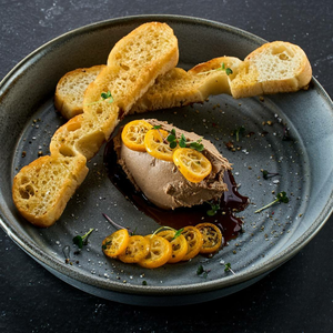 Паштет из куриной печени с кумкватом